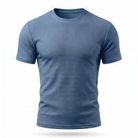 Arden - Ultrabequemes Herren-T-Shirt mit Rundhalsausschnitt - Küstenblau / S