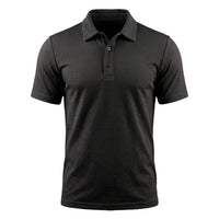 Capri - Ultrabequemes Polohemd für Männer - Espresso Schwarz / S